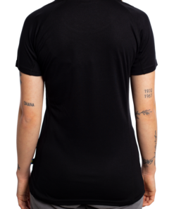 5923511 Skratta Ava Ladies TShirt Black Back MODEL