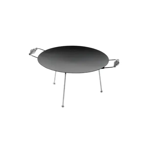 Gusseisen Pfanne Grillplatte Dutch Oven mit Dreibein Ø 47 cm