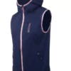 Bente vest w hood 5923415 navy side