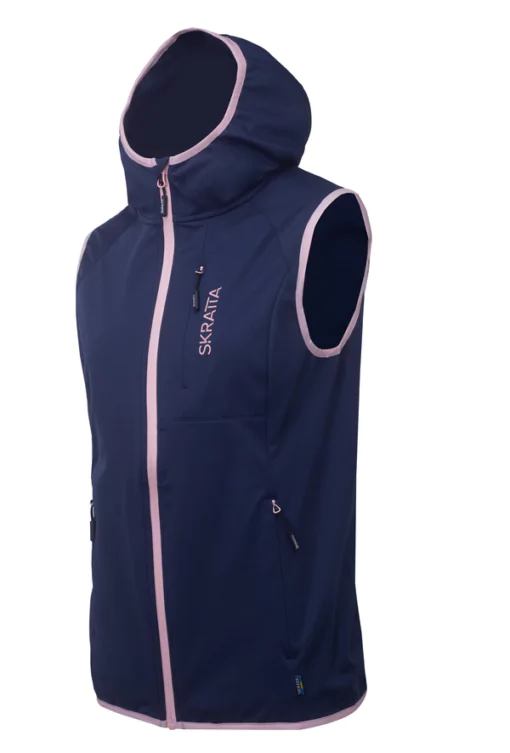 Bente vest w hood 5923415 navy side