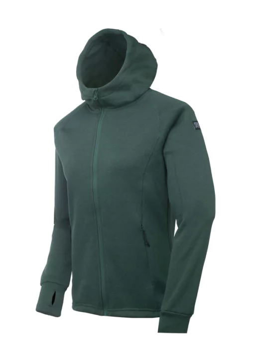 Liska fleece hoodie 5923125 green side