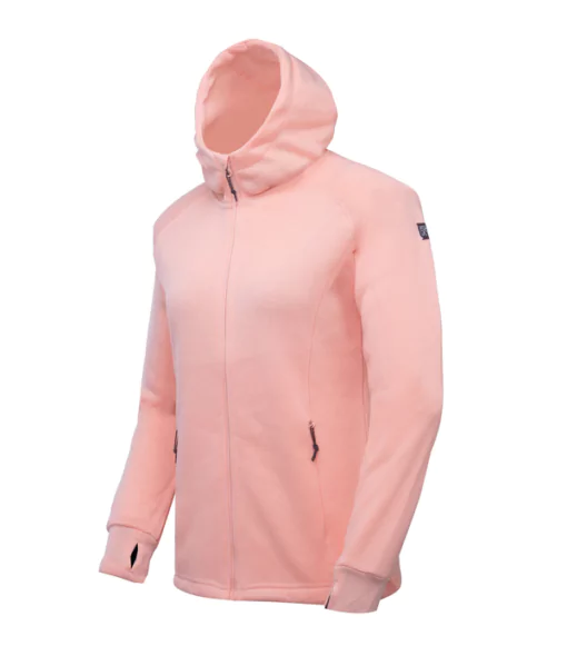 Liska fleece hoodie 5923125 peach side