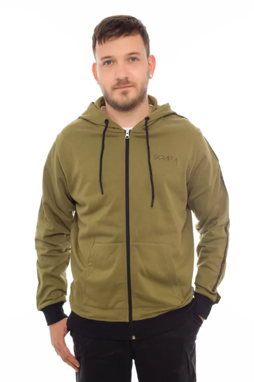 SKRATTA 7811910 Thor Hoody Front Avocado